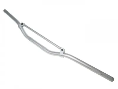 Image de Guidon motocross aluminium avec entretoise argent 22mm - 810mm