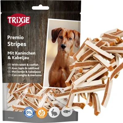 Imagen del producto de TRIXIE Premio, snack para perros con sabor a conejo y bacalao, 100 g