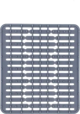 Produktbild von Silikon-Spülbeckenmatte, multifunktionale, rutschfeste, isolierende und abtropfende Küchenunterlage für effektiven Spülbeckenschutz