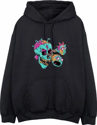 Produktbild von Rick And Morty - Hoodie zum Überziehen für Herren/Damen Uni BI1999 (XXL) (Schwarz)