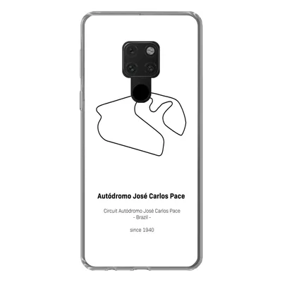 Produktbild von MuchoWow® Handyhülle Schutzhülle Hülle für Huawei P40 Lite Brasilien - F1 - Rennstrecke Silikon Softcase Handy Hülle - Handy