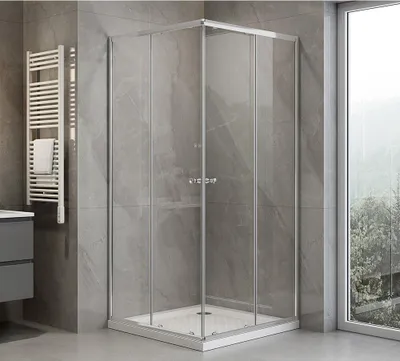 Obrázek produktu pro Čtvercový sprchový kout AGGA 900x900 mm, čiré sklo