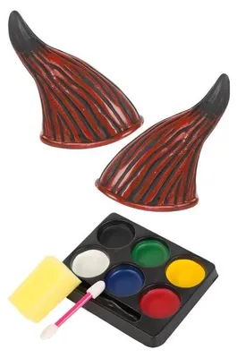 Zdjęcie produktu dla Verk 26165 Halloweenowy zestaw do makijażu diabła