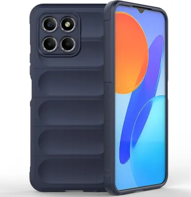 Produktbild von Honor X8 5G Hülle, Weich TPU Silikon Stossfest Anti-rutsch Schutzhülle für Honor X8 5G Dunkelblau