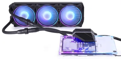Produktbild von Alphacool 14476 Computerkühlsystem Grafikkarte Flüssigkeitskühlung 12 cm Schwarz (14476)