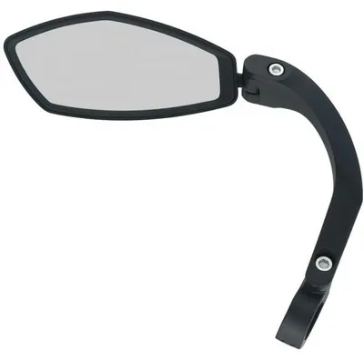 Produktbild von Kantenspiegel E-Bike links 360 Grad verstellbar 21-26 mm - Schwarz