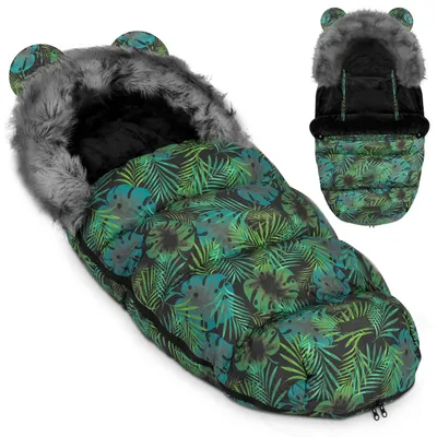 Produktbild von Schlafsack für Kinderwagen, Schlitten Elmi Ricokids - Dschungel