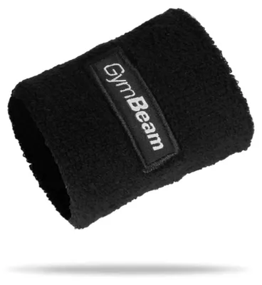 Produktbild von GymBeam - Sport Schweißband fürs Handgelenk in Black