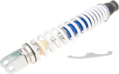 Immagine prodotto di Ammortizzatore posteriore Carbone Sport 350mm blu/bianco per Gilera Runner 50, Vespa ET2, ET4, LX, LXV 50