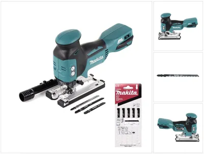Immagine prodotto di Makita DJV 181 Z Seghetto alternativo a batteria 18 V Brushless Solo + 11 lame - senza batteria, senza caricabatterie
