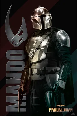 Produktbild von Poster star wars der mandalorianische Mando