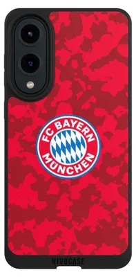 Produktbild von NIVOCASE Handyhülle für Samsung Galaxy S25 Edge  Hülle NIVOpure Case Schwarz FC Bayern München Camouflage FCB