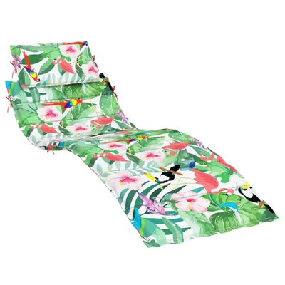 Image de vidaXL Coussin pour bain de soleil Multicolore Tissu Oxford