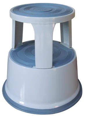 Produktbild von Q-Connect® KF04844 Rollhocker aus Metall - Gewicht 5 kg, lichtgrau