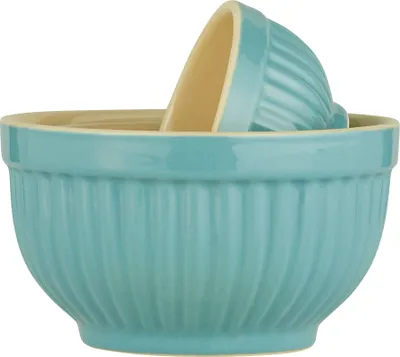 Produktbild von IB Laursen MYNTE Schalensatz Mini TÜRKIS 3er Set Keramik Schüsseln AQUA HAZE
