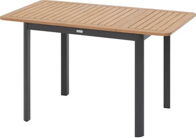 Produktbild von Ausziehbarer gartentisch "folya" aus aluminium leinen und ton mit epoxybehandlung 4 sitzplätze  - Hespéride