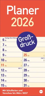 Produktbild von Großdruck Planer 2026