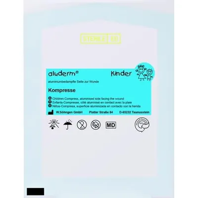 Produktbild von Kompresse Kinder aluderm 6x6cm
