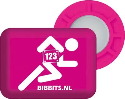 Produktbild von BibBits - Magnetische Startnummernhalter, Farbe:Pink