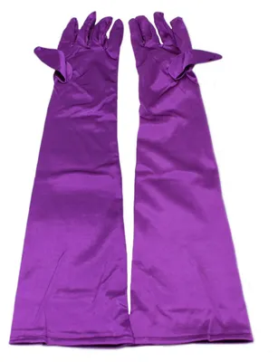 Productafbeelding van MEISHINE® Damshandschoenen, paars, 55 cm