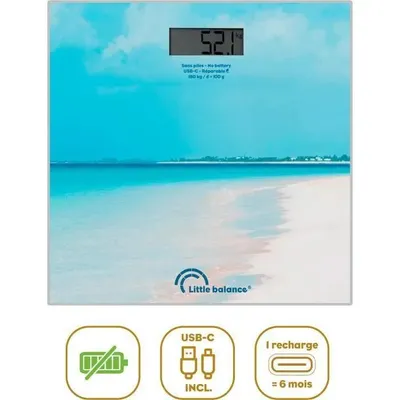 Produktbild von Badezimmerwaage – LITTLE BALANCE – USB-C – Karibik