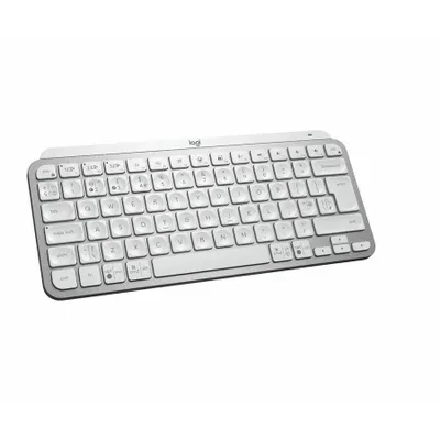 Produktbild von Logitech MX Keys Mini, Mini, Kabellos, RF Wireless + Bluetooth, Scherenschalter, QWERTY, Grau