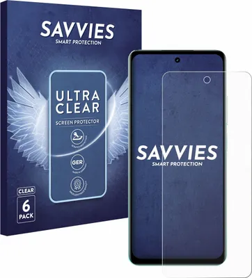 Produktbild von 6x Für realme C67 4G Schutzfolie Savvies Displayschutz Display Schutz Folie Klar Transparent