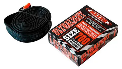 Produktbild von Maxxis Ultralight Presta 60 Mm Fahrradschlauch Schwarz 700C / 33-50 Schwarz 700C