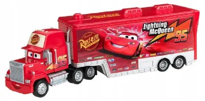 Produktbild von Disney Pixar Cars Disney and Pixar Cars Mack Hauler, LKW, 3 Jahr(e), Kunststoff, Metall, Gelb, Rot