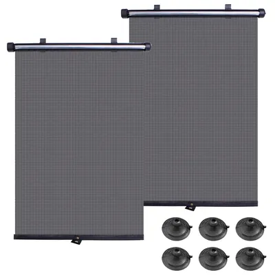 Produktbild von Omgoods – Sonnenschutz für Autofenster mit Saugnäpfen – Set mit 2 Stück