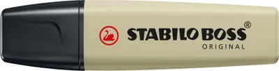 Obrázok produktu pre STABILO BOSS ORIGINAL NatureColors, 1 kusov, Zelená, 18 rok / roky, Hrot dláta, Čierna, Zelená, Plast