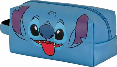 Obrázek produktu pro Karactermania Lilo and Stitch Tongue, Taška na toaletní potřeby, Modrá, Obrázek, Zip, 270 mm, 130 mm