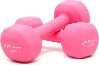Produktbild von Neopren Hantel Set 1 kg, Gusseisen, für Fitness