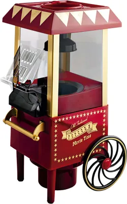 Zdjęcie produktu dla Automat do popcornu Küken 34056 CLASSIC czerwony/czarny