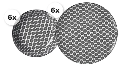 Produktbild von Tafelservice 12 tlg. Takeo Circles