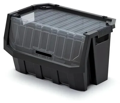 Zdjęcie produktu dla Plastikowy zamykany schowek TRUCK MAX PLUS 396x380x282 czarny