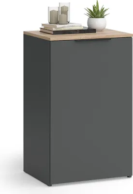 Produktbild von Kommode Vicco Wido Anthrazit 50 x 80 cm mit Regal, Model 57443