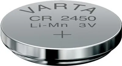 Produktbild von Varta -CR2450, Einwegbatterie, CR2450, Lithium, 3 V, 1 Stück(e), 560 mAh