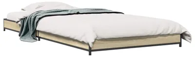 Image de Cadre de lit Chêne Sonoma 80 x 200 cm Bois d'ingénierie