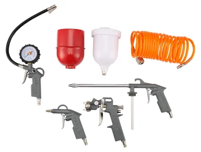 Obrázek produktu pro Sada příslušenství pro stlačený vzduch, 5 dílů, pro kompresor