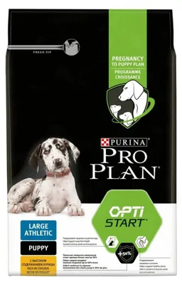 Productafbeelding van Purina Large Athletic Puppy met OPTISTART, Puppyvoeding, voor grote rassen (> 45 kg), met kip, 12 kg