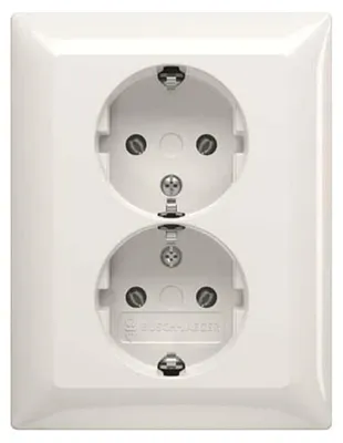 Image de Busch-Jaeger Prise double SCHUKO 202 EUJ-914
