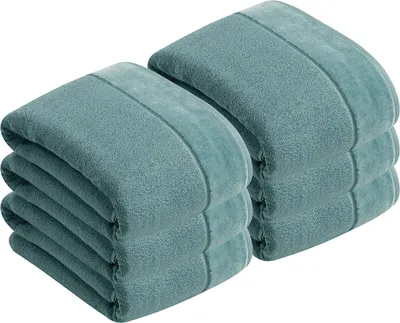 Produktbild von 6er Pack Badetuch Pure von der Marke Vossen 100 x 150 cm
