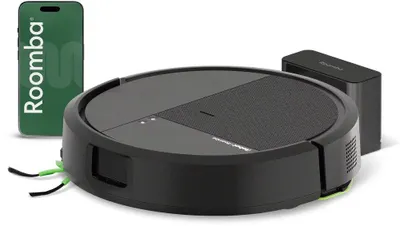 Produktbild von iRobot Roomba 115 Combo, Beutellos, Schwarz, Rund, Ladend, Gyroskop, Lithium-Ion (Li-Ion)
