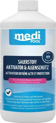 Produktbild von mediPOOL Sauerstoff Aktivator & Algenschutz 1 L