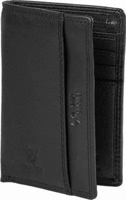 Produktbild von MATADOR Leder RFID Kreditkarten-Etui-Hülle Kartenetui Nappa Schwarz