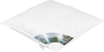Produktbild von Kopfkissen - Makobezug - 80 x 80 cm - Daunen - Federn - Zirbe