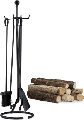 Zdjęcie produktu dla relaxdays 10022293_0 relaxdays Kaminbesteck schwarz