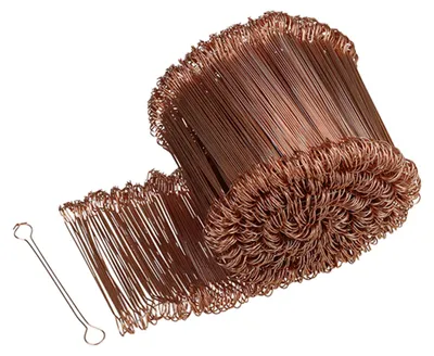 Immagine prodotto di Ösenbindedraht doppelt 1x140mm Eisen rötlich blank