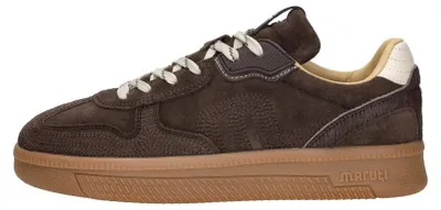 Productafbeelding van Maruti Yale Emboidery  Sneakers Laag - donkerbruin - Maat 42